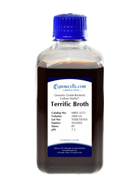 Terrific Broth Filter & Steam Sterilized (47.6 g/L)
