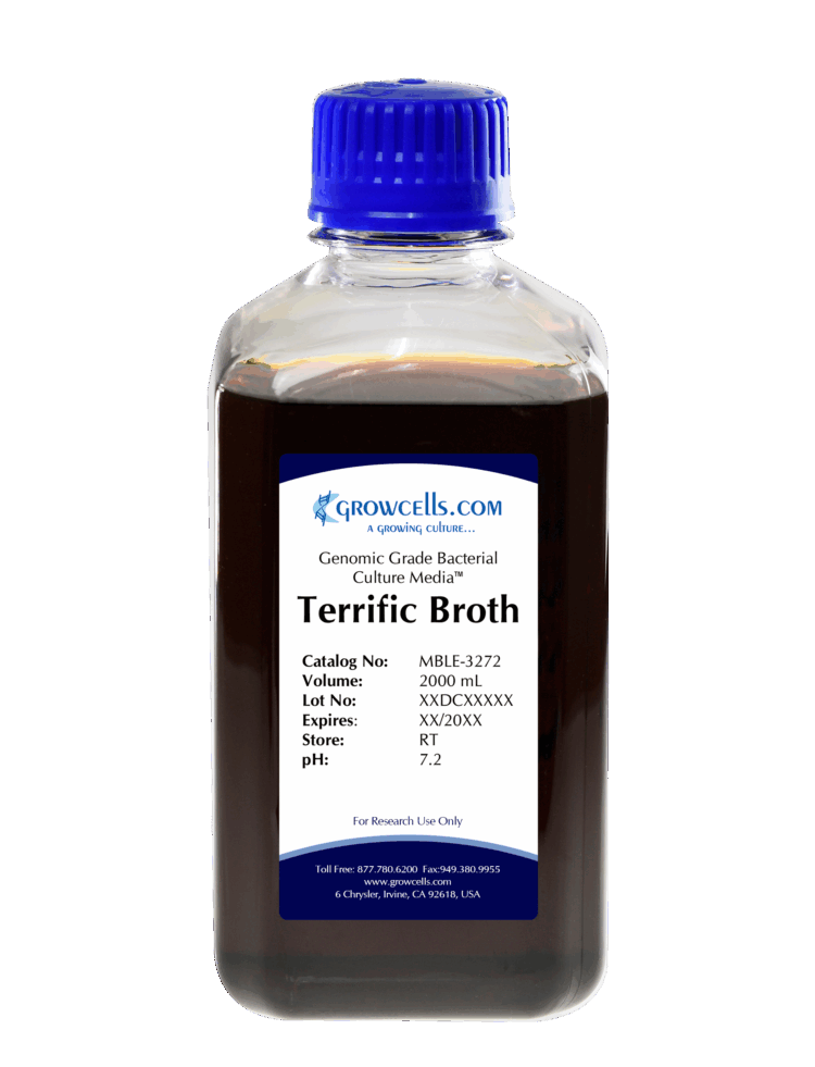 Terrific Broth Filter & Steam Sterilized (47.6 g/L)