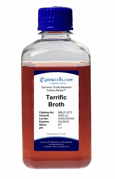 Terrific Broth Filter & Steam Sterilized (47.6 g/L)