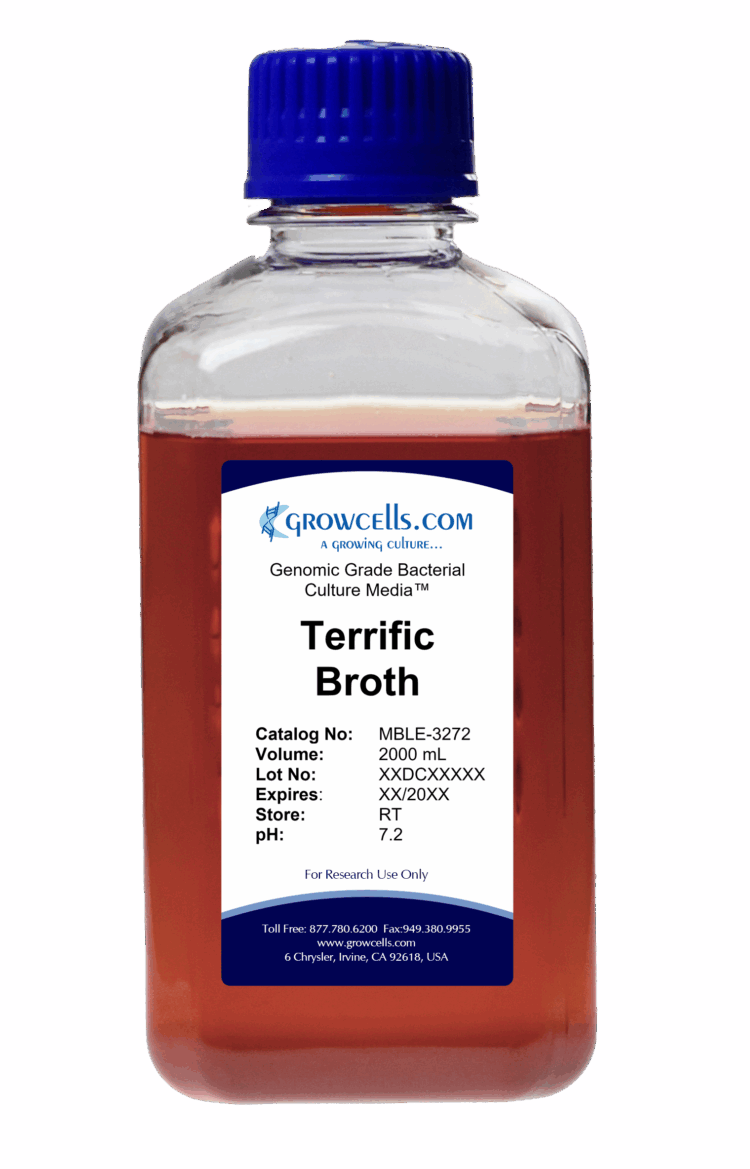 Terrific Broth Filter & Steam Sterilized (47.6 g/L)