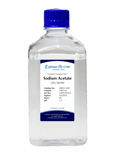 Sodium Acetate Solution, 3M PH 5.5