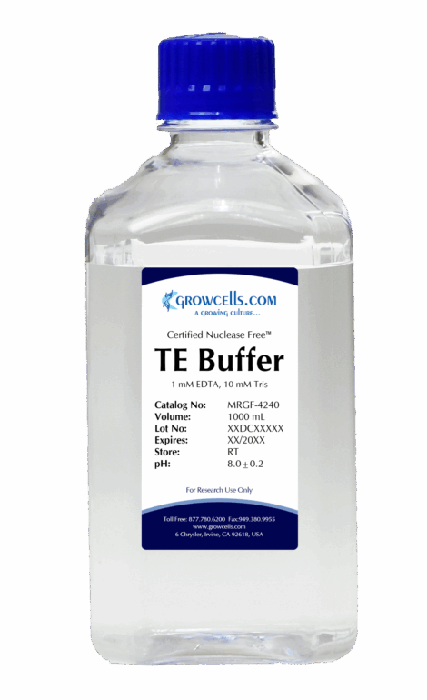 TE (Tris EDTA), 1X, pH 8.0 (Nuclease Free)