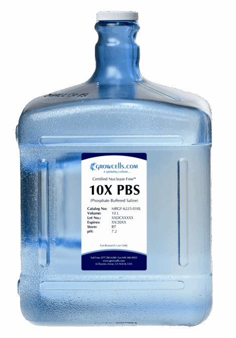 10X PBS (Phosphate Buffered Saline) pH 7.2