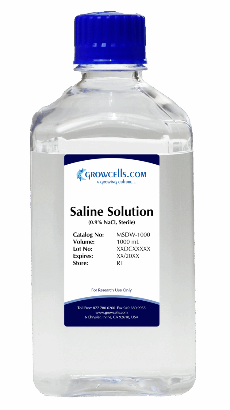0.9% Sodium Chloride (NaCl) Sterile Saline